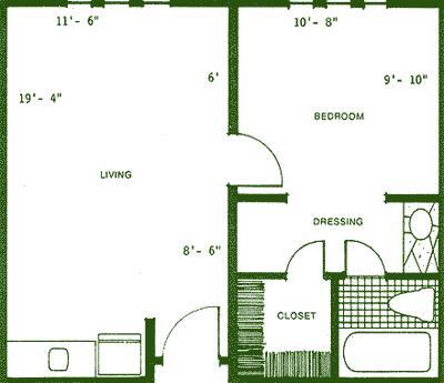 Unit D209 D209 floor plan